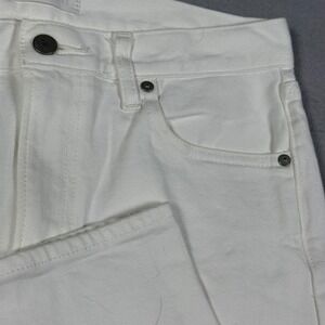 Uniqlo Jeans Mens 31x32 White Slim Fit Stretch Denim Pants